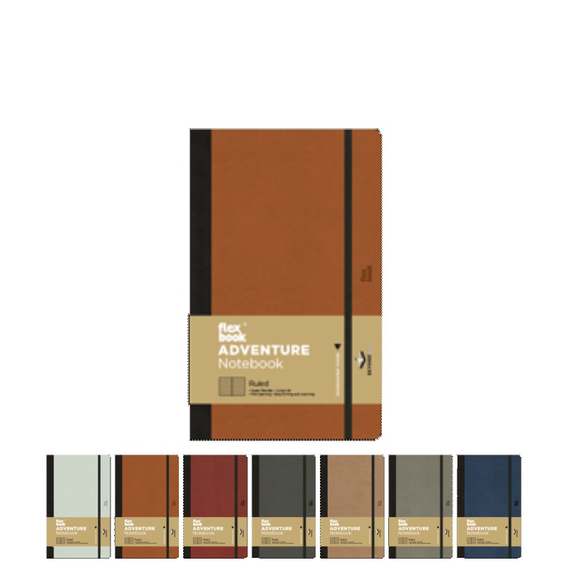 ΣΗΜΕΙΩΜΑΤΑΡΙΟ Η.Β FLEX GLOBAL ADVENTURE  ΡΙΓΕ 13X21 Clay