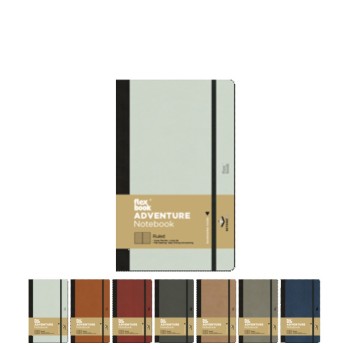 ΣΗΜΕΙΩΜΑΤΑΡΙΟ Η.Β FLEX GLOBAL ADVENTURE  ΡΙΓΕ 13X21 Ice