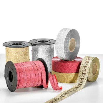 ΚΟΡΔΕΛΑ GLITTER 10mm 100m ΜΠΟΜΠΙΝΑ