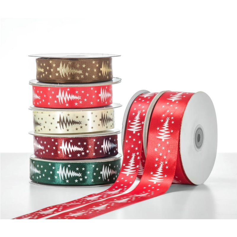 ΚΟΡΔΕΛΑ ΥΦΑΣΜΑΤΙΝΗ ΣΑΤΕΝ ΧΡΙΣΤΟΥΓΕΝΝΙΑΤΙΚΗ ΔΕΝΤΡΟ 25mm 50m