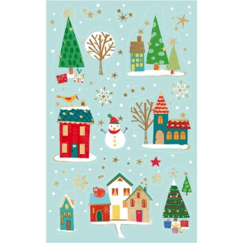 ΑΥΤΟΚΟΛΛΗΤΑ BSB ΑΠΛΑ CHRISTMAS (1 φύλλα)