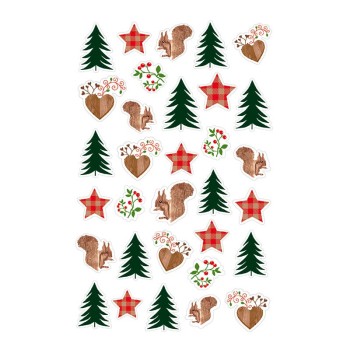 ΑΥΤΟΚΟΛΛΗΤΑ BSB ΑΠΛΑ CHRISTMAS (2 φύλλα)