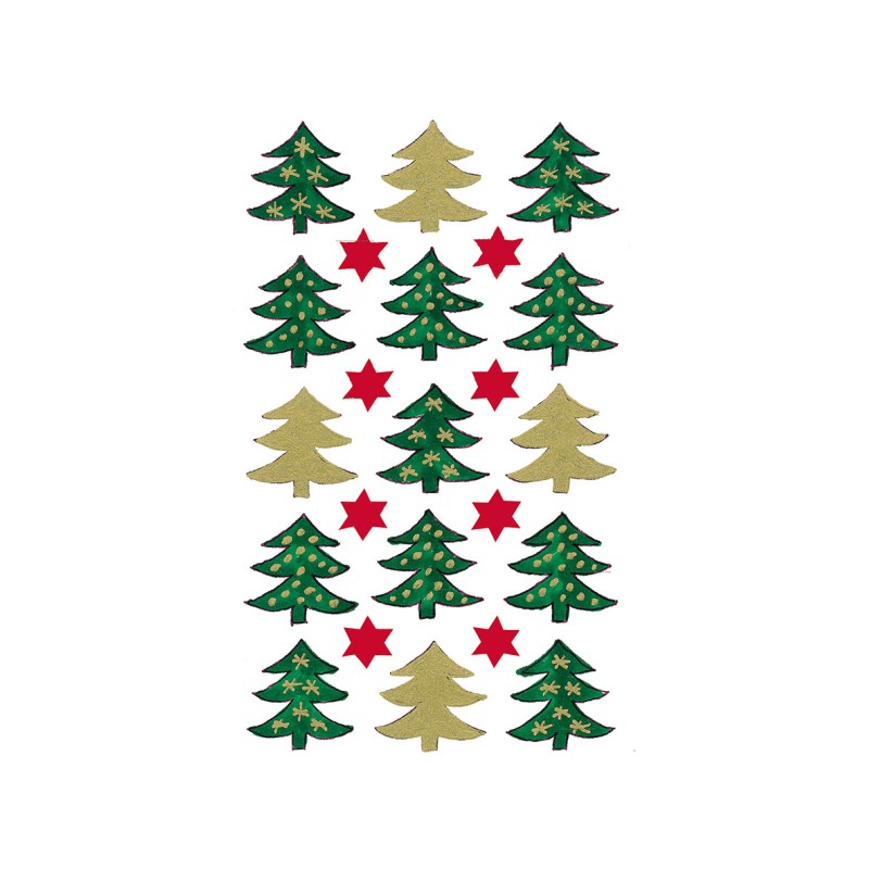 ΑΥΤΟΚΟΛΛΗΤΑ BSB GLITTER CHRISTMAS (1 φύλλο)