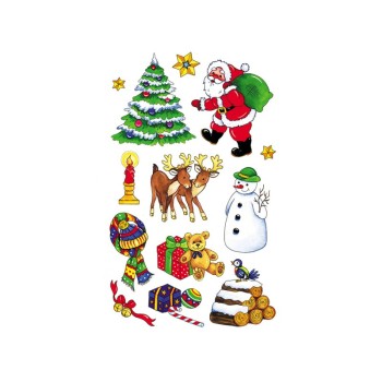 ΑΥΤΟΚΟΛΛΗΤΑ BSB ΑΠΛΑ CHRISTMAS (2 φύλλα)
