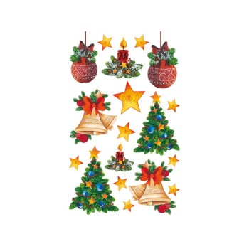 ΑΥΤΟΚΟΛΛΗΤΑ BSB ΑΠΛΑ CHRISTMAS (2 φύλλα)