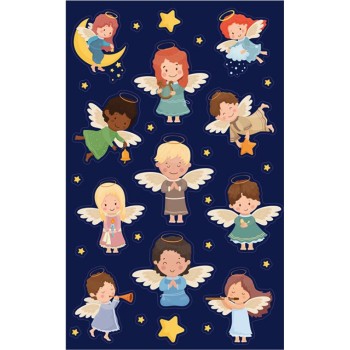 ΑΥΤΟΚΟΛΛΗΤΑ BSB ΑΠΛΑ CHRISTMAS (2 φύλλα)