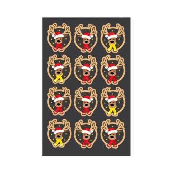 ΑΥΤΟΚΟΛΛΗΤΑ BSB ΑΠΛΑ CHRISTMAS (1 φύλλα)