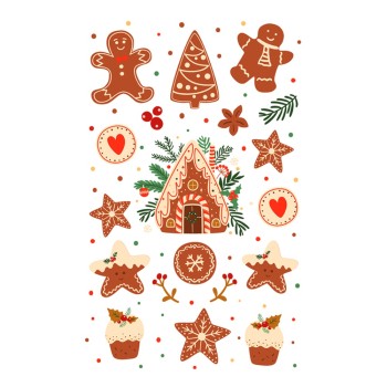 ΑΥΤΟΚΟΛΛΗΤΑ BSB ΑΠΛΑ CHRISTMAS (2 φύλλα)