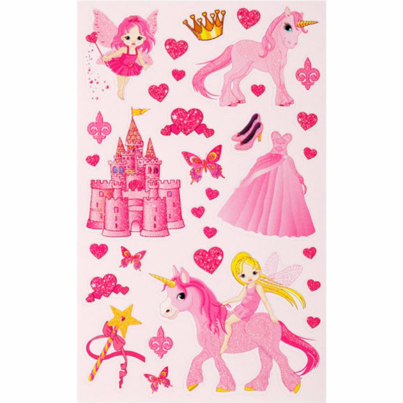 ΑΥΤΟΚΟΛΛΗΤΑ BSB GLITTER ΑΠΛΑ UNICORN (1 φύλλο)