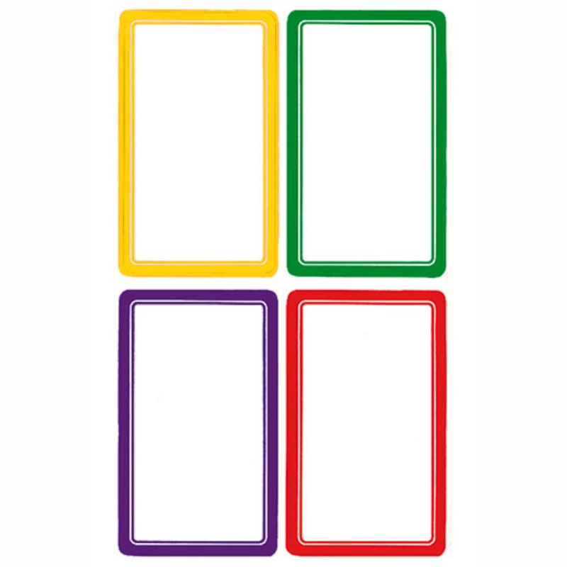 ΕΤΙΚΕΤΕΣ ΣΧΟΛΙΚΕΣ BSB ΑΠΛΕΣ COLOURED (3 φύλλα)