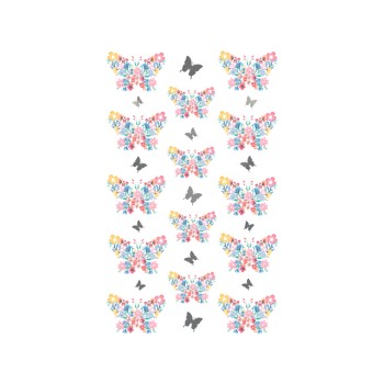 ΑΥΤΟΚΟΛΛΗΤΑ BSB ΑΠΛΑ BUTTERFLIES (1 φύλλα)