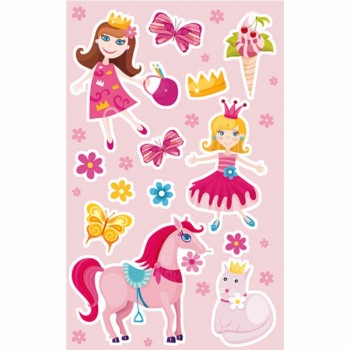 ΑΥΤΟΚΟΛΛΗΤΑ BSB ΑΠΛΑ PRINCESS (3 φύλλα)