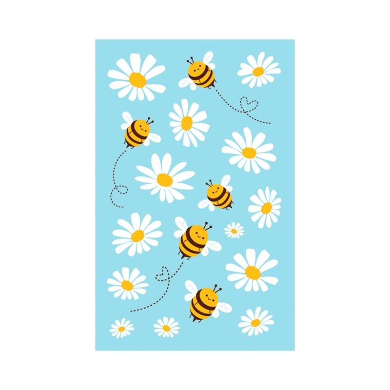 ΑΥΤΟΚΟΛΛΗΤΑ BSB ΑΠΛΑ BEES (3 φύλλο)