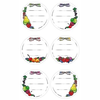 ΕΤΙΚΕΤΕΣ KITCHEN BSB FRUITS (3 φύλλα)