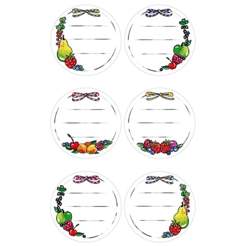 ΕΤΙΚΕΤΕΣ KITCHEN BSB FRUITS (3 φύλλα)