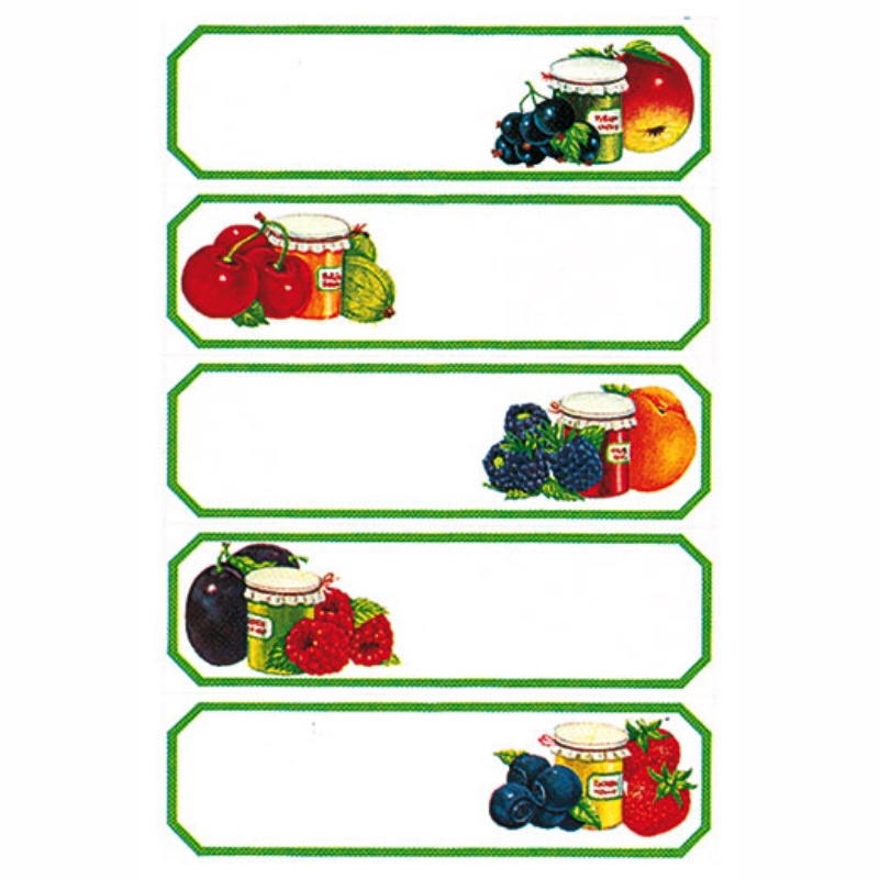 ΕΤΙΚΕΤΕΣ KITCHEN BSB FRUITS (3 φύλλα)