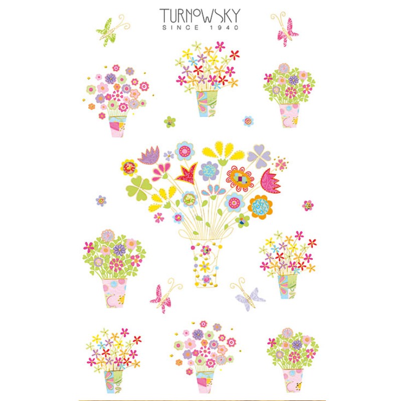 ΑΥΤΟΚΟΛΛΗΤΑ BSB METALIC ΑΠΛΑ ΛΟΥΛΟΥΔΙΑ (1 φύλλο)