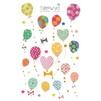 ΑΥΤΟΚΟΛΛΗΤΑ BSB METALIC ΑΠΛΑ TURNOWSKY BALOON (1 φύλλο)