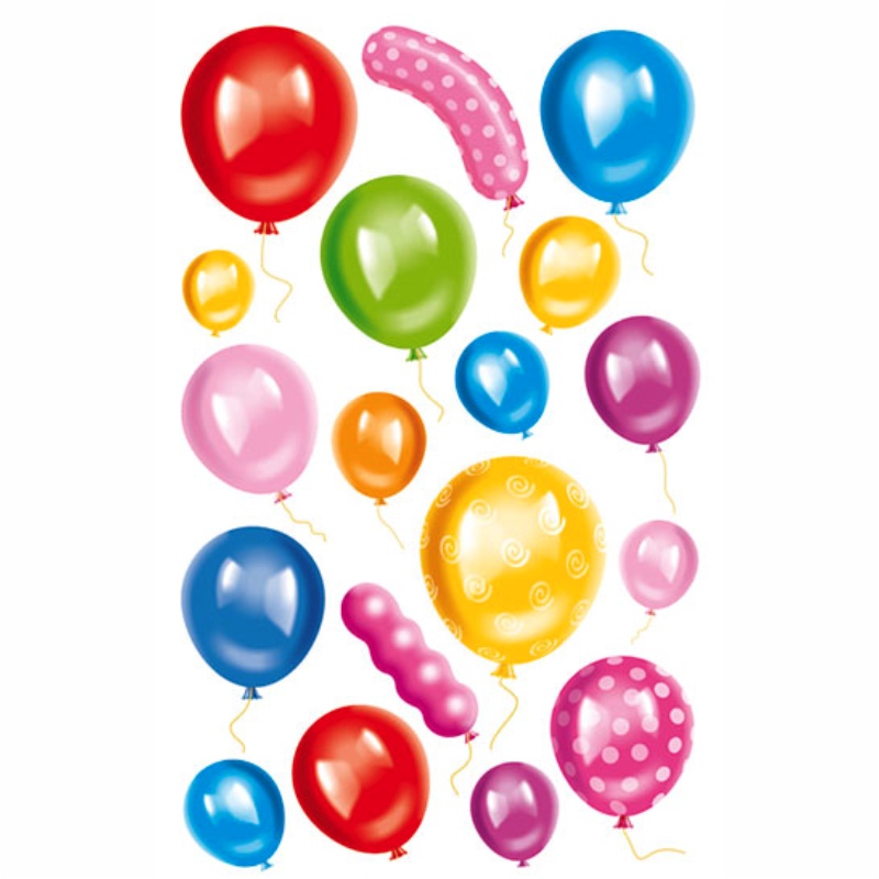ΑΥΤΟΚΟΛΛΗΤΑ BSB ΑΠΛΑ BALOONS (3 φύλλα)