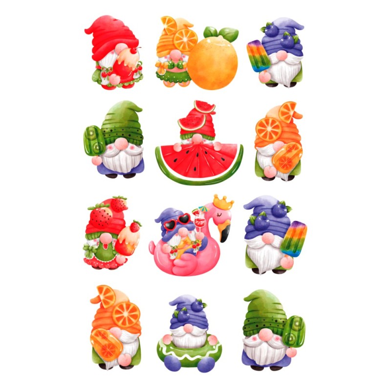 ΑΥΤΟΚΟΛΛΗΤΑ BSB ΑΠΛΑ FRUIT (3 φύλλα)