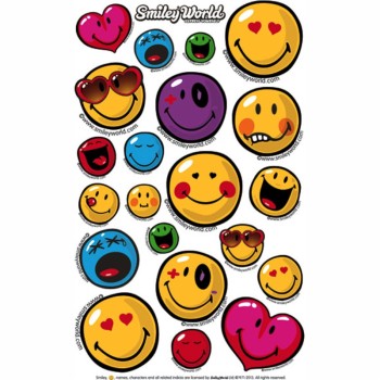 ΑΥΤΟΚΟΛΛΗΤΑ BSB ΑΠΛΑ SMILEY (3 φύλλα)