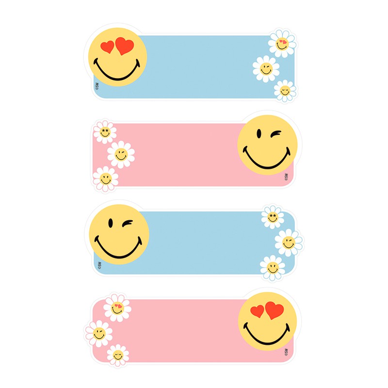 ΕΤΙΚΕΤΕΣ ΣΧΟΛΙΚΕΣ BSB ΑΠΛΕΣ SMILEY (3 φύλλα)