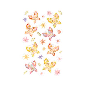 ΑΥΤΟΚΟΛΛΗΤΑ BSB METALIC ΑΠΛΑ TURNOWSKY BUTTERFLIES (1 φύλλο)