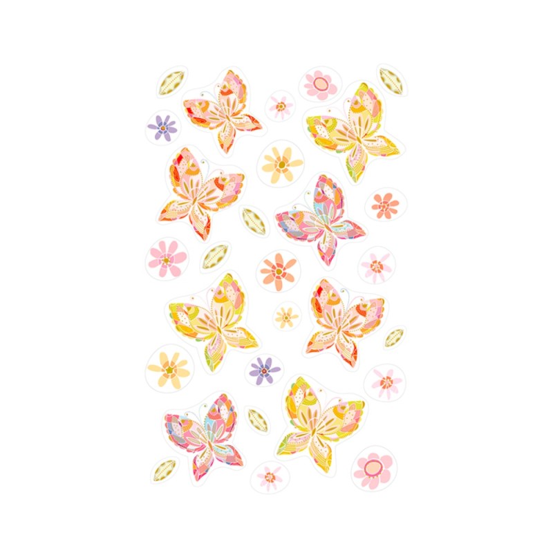 ΑΥΤΟΚΟΛΛΗΤΑ BSB METALIC ΑΠΛΑ TURNOWSKY BUTTERFLIES (1 φύλλο)