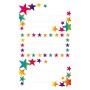 ΕΤΙΚΕΤΕΣ ΣΧΟΛΙΚΕΣ BSB ΑΠΛΕΣ COLORFUL STARS (3 φύλλα)