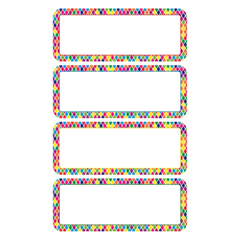 ΕΤΙΚΕΤΕΣ ΣΧΟΛΙΚΕΣ BSB ΑΠΛΕΣ COLORFUL (3 φύλλα)