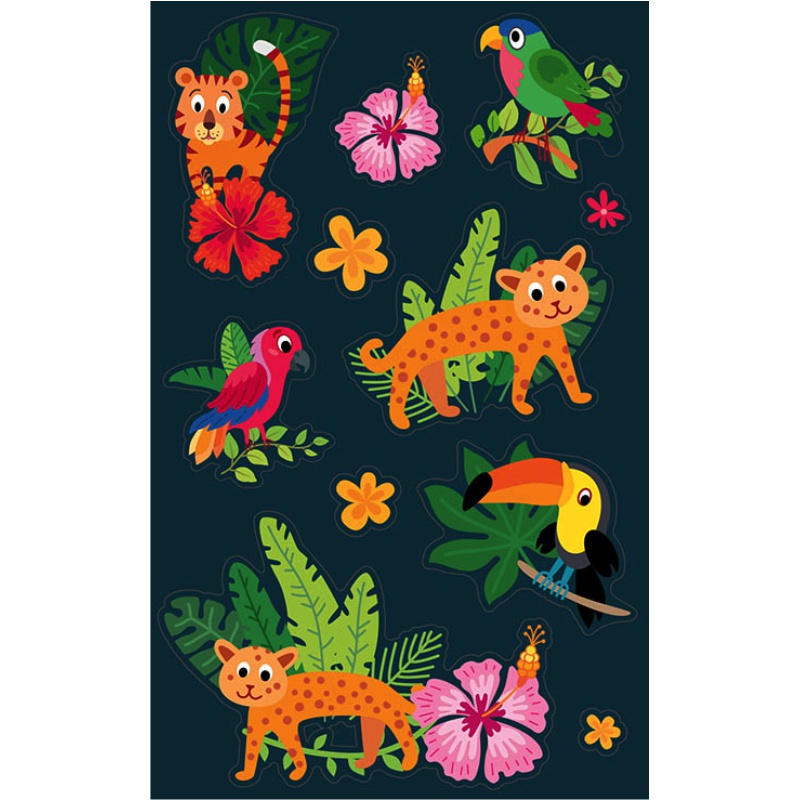 ΑΥΤΟΚΟΛΛΗΤΑ BSB ΑΠΛΑ TIGER (3 φύλλα)