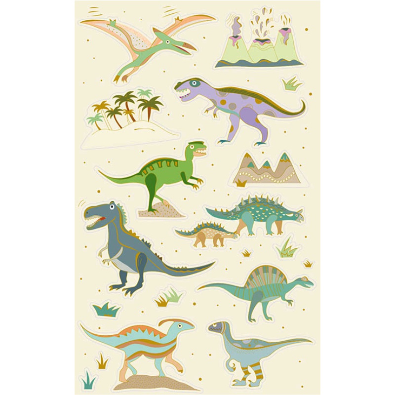 ΑΥΤΟΚΟΛΛΗΤΑ BSB METALIC ΑΠΛΑ TURNOWSKY DINO (1 φύλλο)