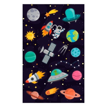 ΑΥΤΟΚΟΛΛΗΤΑ BSB ΑΠΛΑ ASTRONAUT (3 φύλλο)