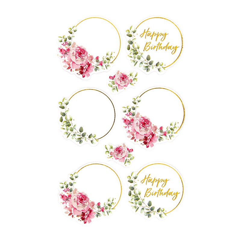 ΑΥΤΟΚΟΛΛΗΤΑ BSB ΑΠΛΑ FLORAL (3 φύλλα)