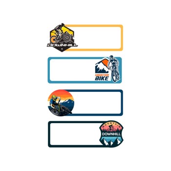 ΕΤΙΚΕΤΕΣ ΣΧΟΛΙΚΕΣ BSB ΑΠΛΕΣ MOUNTAINBIKE (3 φύλλα)