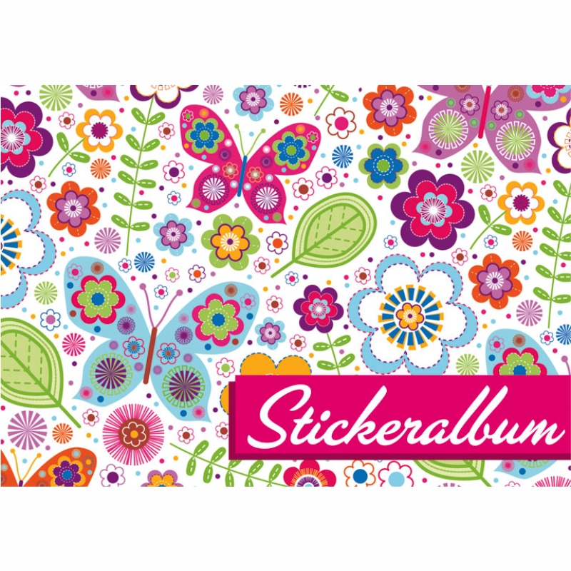 ΑΛΜΠΟΥΜ STICKERS BSB BUTTERFLY