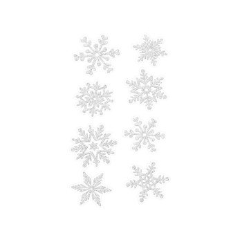 ΑΥΤΟΚΟΛΛΗΤΑ BSB CREATIVE CHRISTMAS SNOWFLAKE (1 φύλλο)
