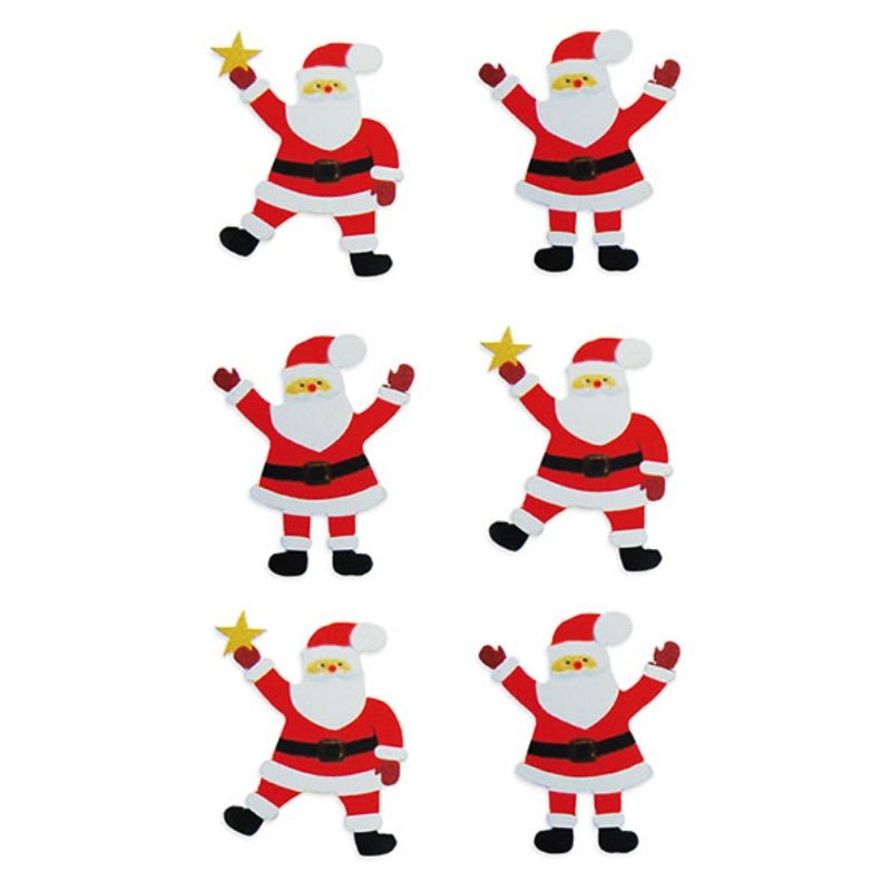 ΑΥΤΟΚΟΛΛΗΤΑ BSB CREATIVE CHRISTMAS 3D SANTA CLAUS (1 φύλλο)