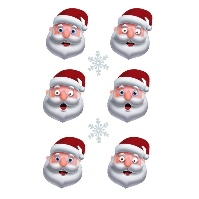 ΑΥΤΟΚΟΛΛΗΤΑ BSB CREATIVE CHRISTMAS SANTA CLAUS (1 φύλλο)