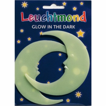 ΑΥΤΟΚΟΛΛΗΤΑ BSB GLOW IN THE DARK MOON 2τεμ. Φ9mm