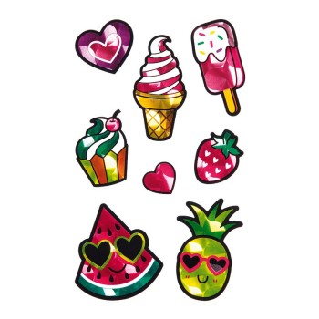 ΑΥΤΟΚΟΛΛΗΤΑ BSB METALIC FOIL ICE-CREAM (1 φύλλο)