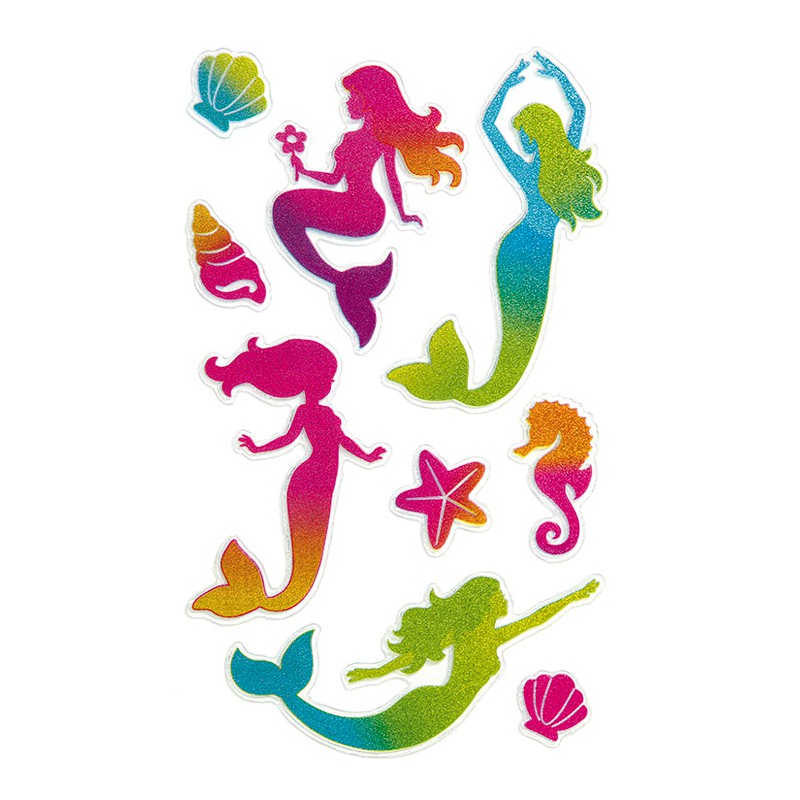 ΑΥΤΟΚΟΛΛΗΤΑ BSB METALIC FOIL MERMAID (1 φύλλο)