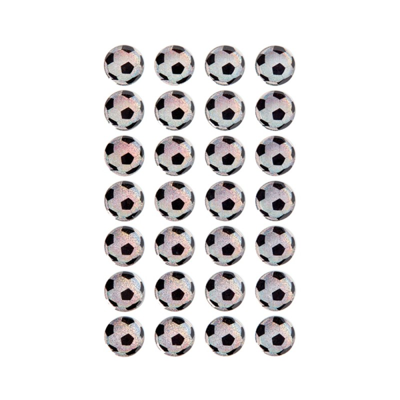 ΑΥΤΟΚΟΛΛΗΤΑ BSB METALLIC 3D FOOTBALL (1 φύλλο)