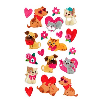 ΑΥΤΟΚΟΛΛΗΤΑ BSB CREATIVE DOGS (1 φύλλο)