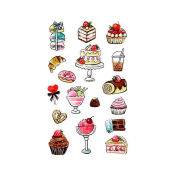 ΑΥΤΟΚΟΛΛΗΤΑ BSB CEATIVE 3D CAKE (1 φύλλο)