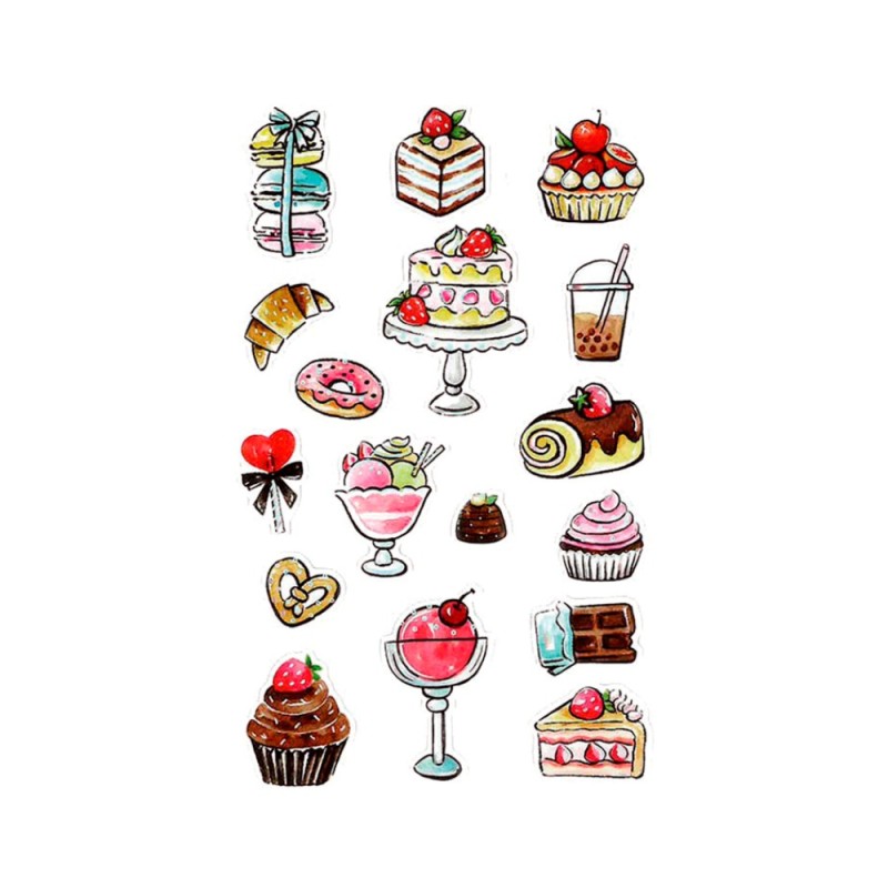 ΑΥΤΟΚΟΛΛΗΤΑ BSB CEATIVE 3D CAKE (1 φύλλο)