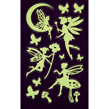 ΑΥΤΟΚΟΛΛΗΤΑ BSB GLOW IN THE DARK  FAYRIE (1φύλλο)