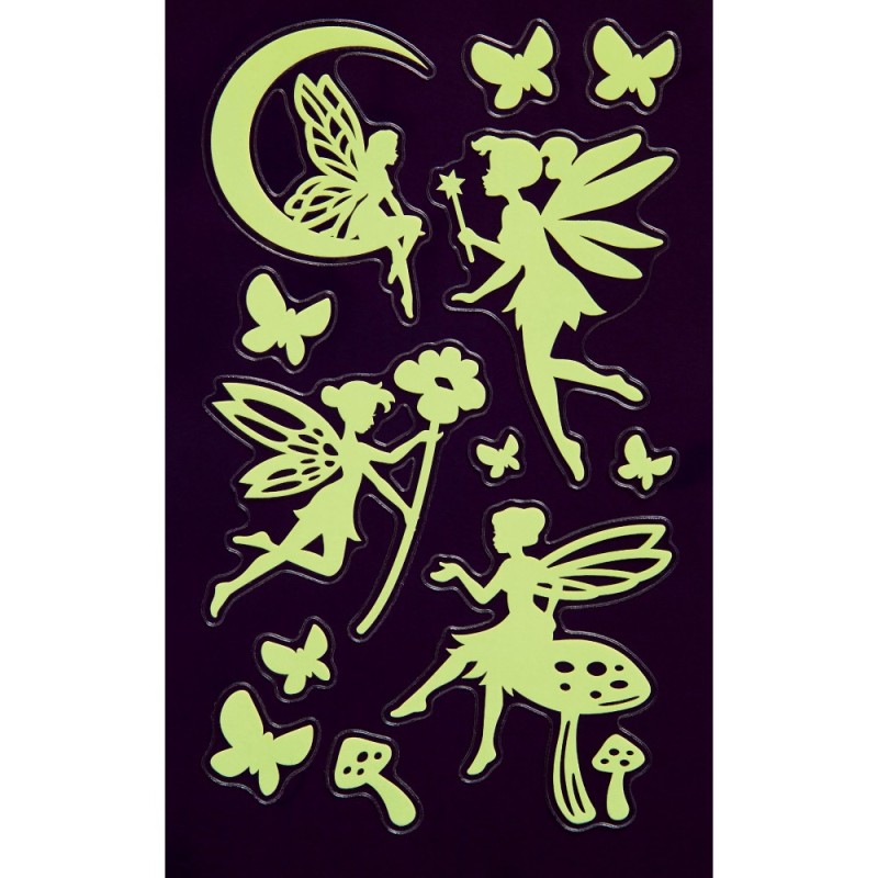 ΑΥΤΟΚΟΛΛΗΤΑ BSB GLOW IN THE DARK  FAYRIE (1φύλλο)