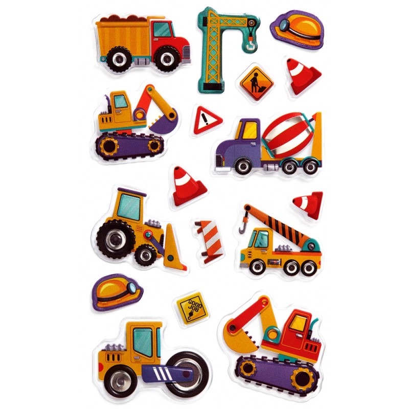 ΑΥΤΟΚΟΛΛΗΤΑ BSB METALLIC 3D CONSTRUCTIONS (1φυλλο)