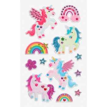 ΑΥΤΟΚΟΛΛΗΤΑ BSB CRYSTAL PONYS (1 φύλλο)